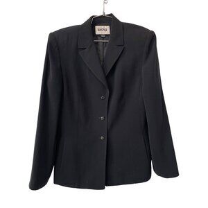 Vintage 90s Kasper Blazer Jacket Size 8 Button Fully Lined Professional Work